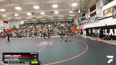 70-74 lbs Semifinal - Quentin Parra, Worland Wrestling Club vs Gabriel Cordova, Green River Grapplers