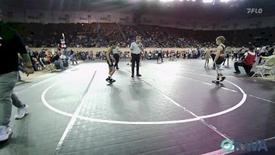 88 lbs Round Of 16 - Aiden Leathers, Jenks Trojan Wrestling Club vs Marayla LaMere, Standfast