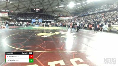 4A 170 lbs Cons. Round 1 - Bryan Ayala, Emerald Ridge vs Maceo Swanzy, Mt. Si