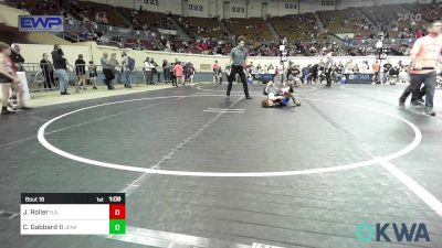 73 lbs Round Of 16 - Jaxon Roller, R.a.w. vs Chase Gabbard II, Jenks Trojan Wrestling Club