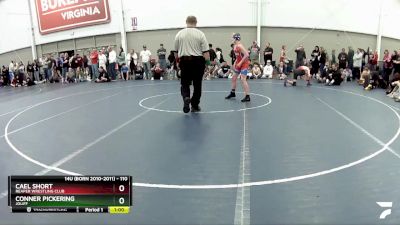 110 lbs Cons. Round 4 - Conner Pickering, Joliff vs Cael Short, Reaper Wrestling Club