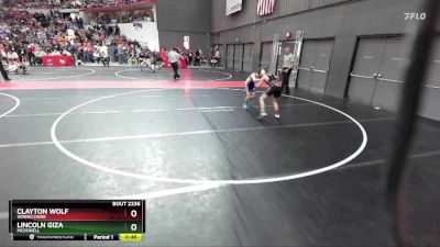 88 lbs Champ. Round 2 - Lincoln Giza, McDonell vs Clayton Wolf, Winneconne