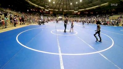 85 lbs Quarterfinal - Keagan Ashford, R.A.W. vs Ej Turner Jr, Pin-King All Stars