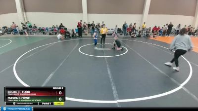 55-58 lbs Round 3 - Mason Horne, Texas Eagle Wrestling Academy vs Beckett Todd, Texas Elite Wrestling Club