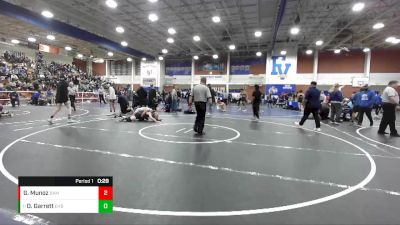 138 lbs Cons. Round 4 - Dane Garrett, Edison (Huntington Beach) vs Gianluca Munoz, Bishop Amat