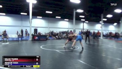 165 lbs Semis & 1st Wrestleback (8 Team) - Salah Tsarni, Maryland vs Rendor Hada, Kansas