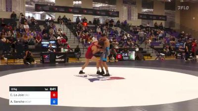 67 kg Semifinal - Chayse La Joie, California Regional Training Center (CA RTC) vs Alejandro Sancho, Army (WCAP)