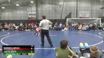 140 lbs Semis & 1st Wrestleback (8 Team) - Dominick Larraga, Nebraska Black vs Carter Welsh, Missouri Avengers