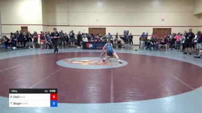 48 kg Rnd Of 64 - Porter Dahl, MCB Wrestling vs Takoda Boger, Sanderson Wrestling Academy