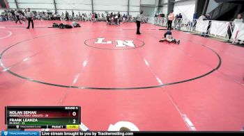 110 lbs Rd# 8- 12:30pm Saturday Final Pool - Frank Leanza, PA Gold vs Nolan Seman, Minnesota Funky Singlets