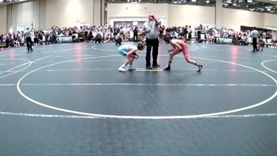 98 lbs Round Of 32 - Titan Hinton, Swarm WC vs Cash Fields, Granite WC