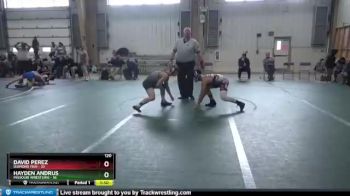 120 lbs Round 5 (6 Team) - Hayden Andrus, Missouri Wrestling vs David Perez, Diamond Fish