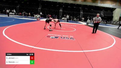 125 lbs Round Of 32 - Cole Jensen, Western Wyoming vs Aden Reeves, UNATT-Unattached