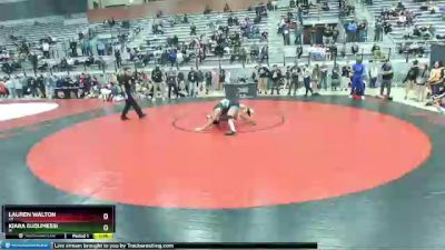 61 lbs Quarterfinal - Lauren Walton, KY vs Kiara Djoumessi, IA