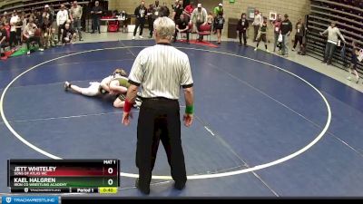 82 lbs Semifinal - Jett Whiteley, Sons Of Atlas WC vs Kael Halgren, Iron Co Wrestling Academy