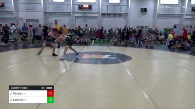 S-96 lbs Quarterfinal - Joseph Vassar, MD vs Jacob LaBryer, PA