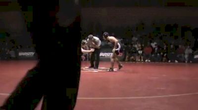 132 lbs match Connor Melde Bergen Catholic vs. Scott Delvecchio South Plainfield