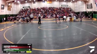 106 lbs Cons. Round 2 - Jackson Panella, Yorba Linda vs Lorenzo Pastrana, Valencia Placentia