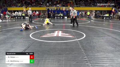 80 lbs Round Of 64 - Brennan Reber, Mifflinburg vs Easton McElhinny, Sharpsville