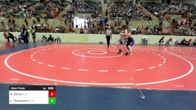 190 lbs Semifinal - Hudson Davis, Bluff Wrestling Club vs Luke Thompson, Georgia