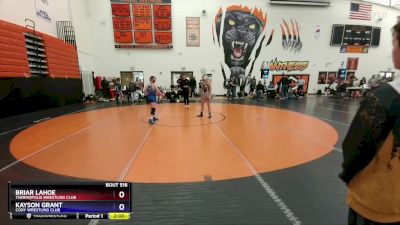 106 lbs Round 3 - Briar Lahoe, Thermopolis Wrestling Club vs Kayson Grant, Cody Wrestling Club