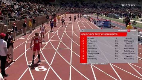 High School Boys' 4x100m Relay, Prelims 31