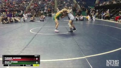 1A 160 lbs Semifinal - Turner Jackson, Robbinsville vs Isaac Stoker, Alleghany