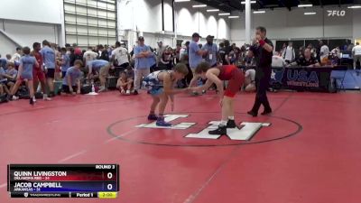 110 lbs Round 3 (8 Team) - Quinn Livingston, Oklahoma Red vs Jacob Campbell, Arkansas