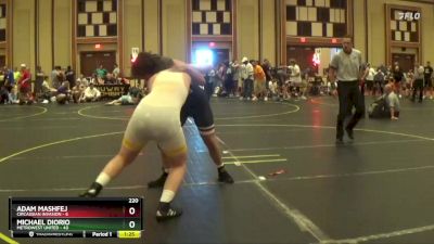 220 lbs Round 1 (6 Team) - Michael Diorio, MetroWest United vs Adam Mashfej, Circassian Invasion