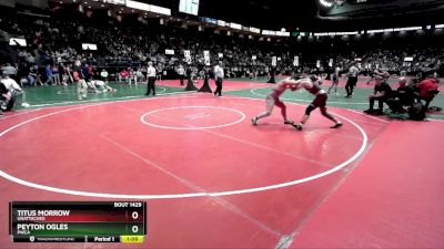 176 lbs Quarterfinal - Peyton Ogles, PWCA vs Titus Morrow, Unattached