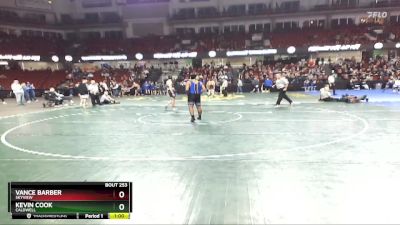 182 lbs 9th Place Match - Vance Barber, Skyview vs Kevin Cook, Caldwell