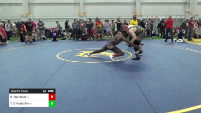 E-220 lbs Quarterfinal - Bernard Harrison, MI vs Tristan Clay-Radcliffe, MI