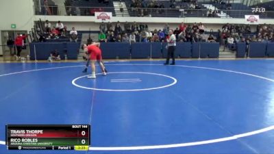 149 lbs Cons. Round 3 - Rico Robles, Arizona Christian University vs Travis Thorpe, Southern Oregon