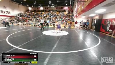 155 lbs Quarterfinal - Sarah Eddy, Rock Springs vs Ava Dafoe, Thermopolis