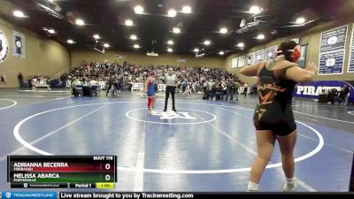 143 lbs Cons. Round 1 - Adrianna Becerra, Firebaugh vs Melissa Abarca, Porterville