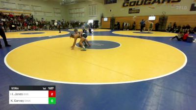 123 lbs Round Of 32 - Isaiah Jones, Bixby (OK) vs Kavi Garvey, Dana Hills