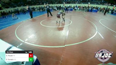 85 lbs 5th Place - Viola Foust, Tuttle Wrestling vs Zaybri Curiel, West Texas Grapplers