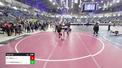 145 lbs Semifinal - Madilyn Gitke, Bennett Wrestling Club vs Clara Denton-Baleztena, Fruita Middle School