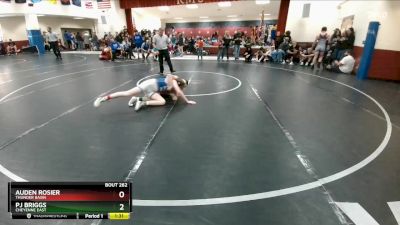 138 lbs Cons. Round 2 - Auden Rosier, Thunder Basin vs Pj Briggs, Cheyenne East