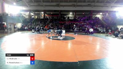 136 lbs Final - Zaynah McBryde, Life (Ga.) vs Adaugo Nwachukwu, William Penn (Iowa)