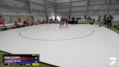 160 lbs Placement Matches (8 Team) - Brady Stammer, Wisconsin Blue vs Marrion Nelson, Team Florida