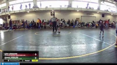 45 lbs Cons. Round 4 - Levi Lenahan, Franklin Central Wrestling Club vs Isaiah Kirklen, Rick Larsen Wrestling Club