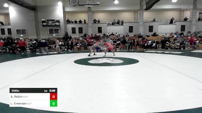 126 lbs Consi Of 16 #2 - Alex Robin, North Attleborough vs Leo Emerson, Saint John's Prep