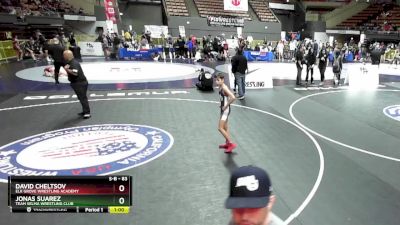 83 lbs Cons. Round 4 - Jonas Suarez, Team Selma Wrestling Club vs David Cheltsov, Elk Grove Wrestling Academy