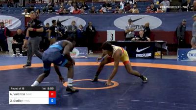 74 kg Prelims - Anthony Valencia, Sunkist Kids Wrestling Club vs Quinton Godley, Titan Mercury Wrestling Club