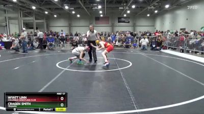 110 lbs Quarterfinal - Cragen Smith, Triumph vs Wyatt Linn, Columbus Wrestling Club