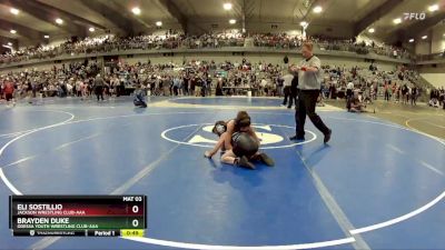 80 lbs Cons. Round 4 - Eli Sostillio, Jackson Wrestling Club-AAA vs Brayden Duke, Odessa Youth Wrestling Club-AAA