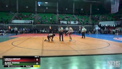 132 lbs Quarterfinal - Elizha Thomas, Mae Jemison vs Lincoln Bryant, Hartselle