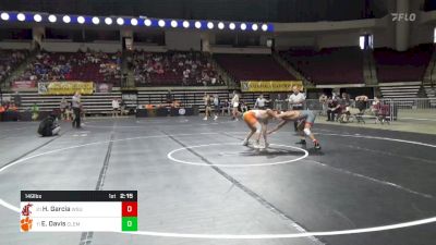 149 lbs Consi Of 8 #2 - Hudson Garcia, Washington State vs Eli Davis, Clemson