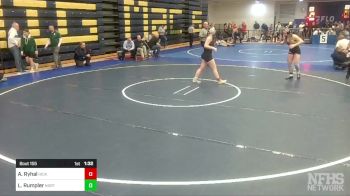 155 lbs Final - Avry Ryhal, Hickory vs Leyna Rumpler, North Allegheny